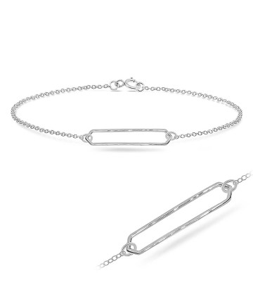 Plain Silver Bracelet BRS-215